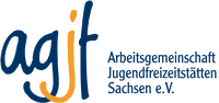 Logo: AGJF Sachsen - Arbeitsgemeinschaft Jugendfreizeitstätten Sachsen e.V.